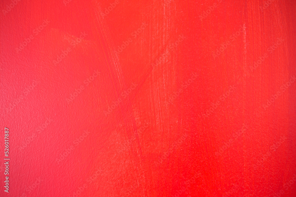 Fototapeta premium Abstract blurred red texture background, blank red wall background