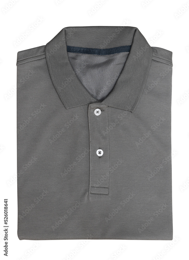 Mockup gray color T-Shirt isolated on white background with clipping path Mockup gray color T-Shirt isolated on white background with clipping path