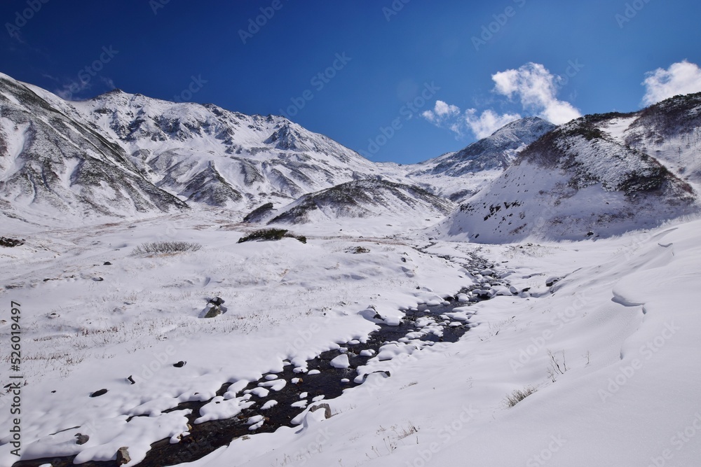 Obraz premium 北アルプス・立山連峰 雪景色