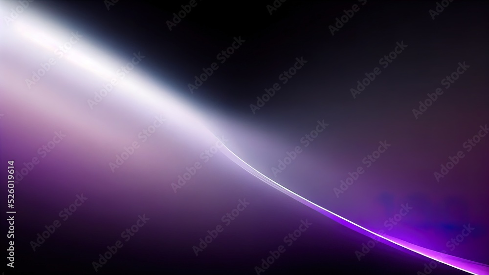 Purple light in space. Abstract beam of shining purple light on black wallpaper. Minimal futuristic design. Dark, sombre technology. High end 4K wallpaper. Purple light in space. Abstract beam of shining purple light on black wallpaper. Minimal futuristic design. Dark, sombre technology. High end 4K wallpaper.