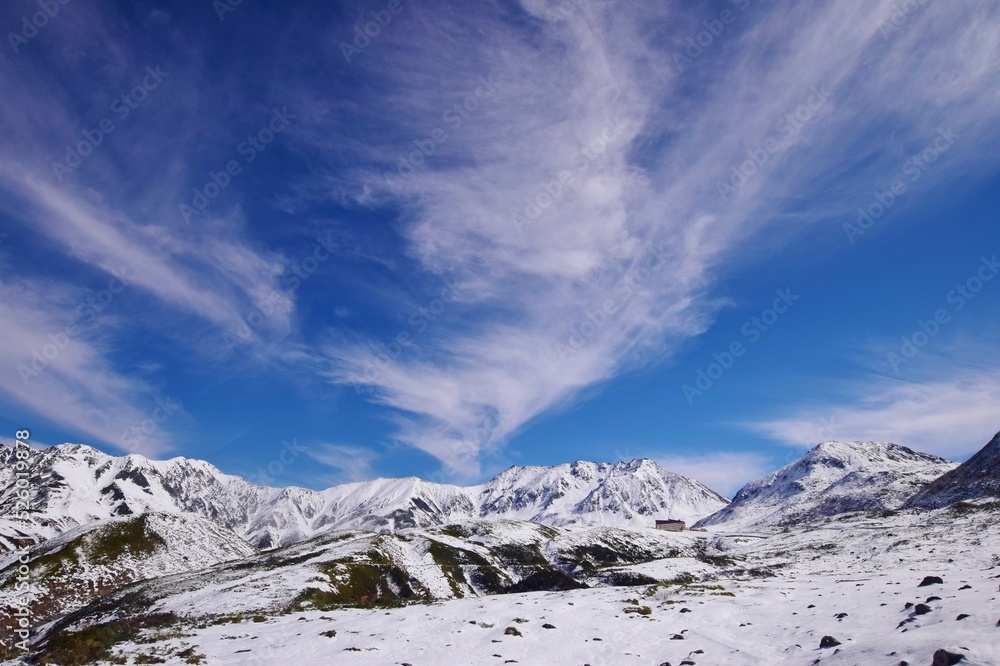 Fototapeta premium 北アルプス 立山連峰 雪景色