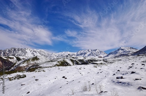 北アルプス 立山連峰　雪景色 © sada