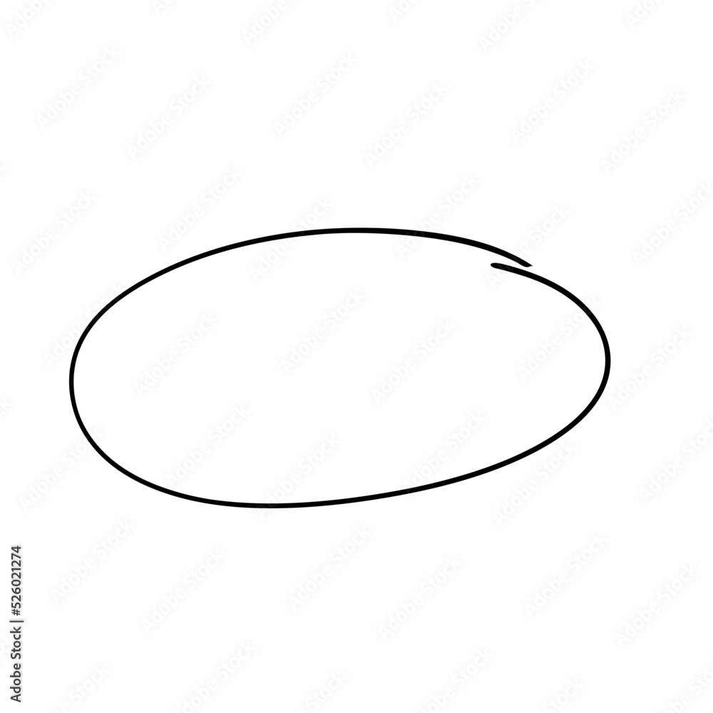 Hand drawn circle line points Hand drawn circle line points