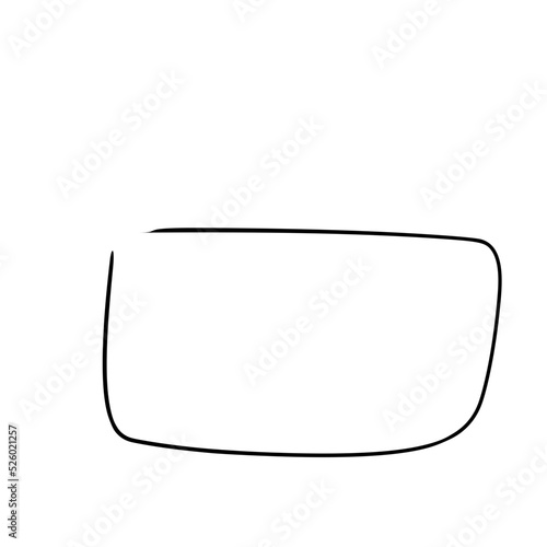 Hand drawn circle line points