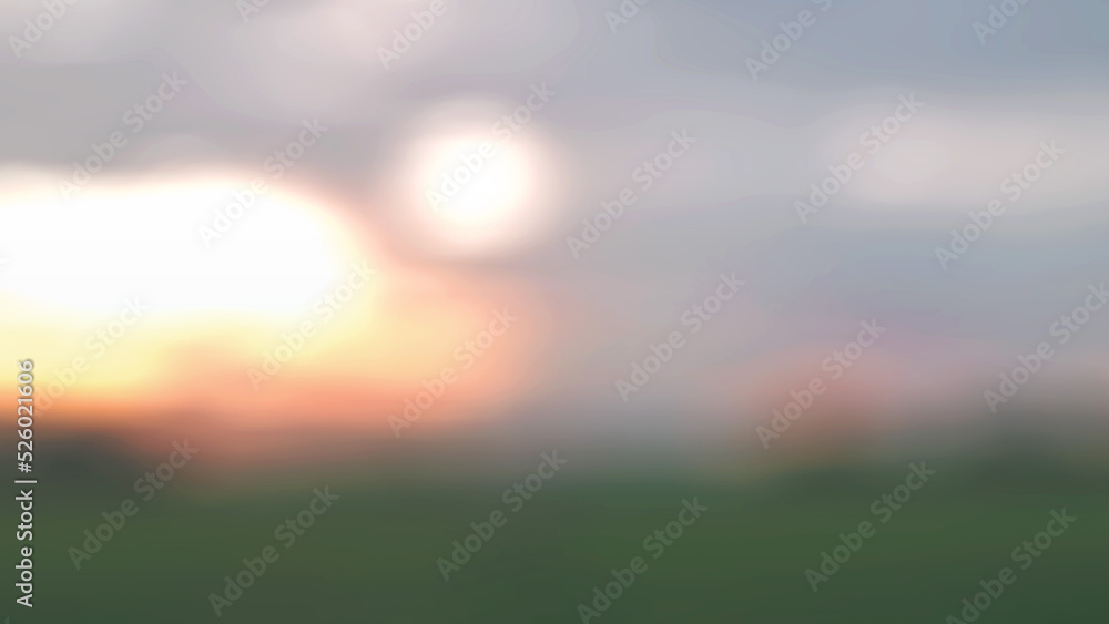 beautiful landscape at dawn with fog and sunlight gradient green yellow white purple blurred sky in autumn trees sunrise beautiful beam nature background hot grass beauty scenery environment green wal beautiful landscape at dawn with fog and sunlight gradient green yellow white purple blurred sky in autumn trees sunrise beautiful beam nature background hot grass beauty scenery environment green wal