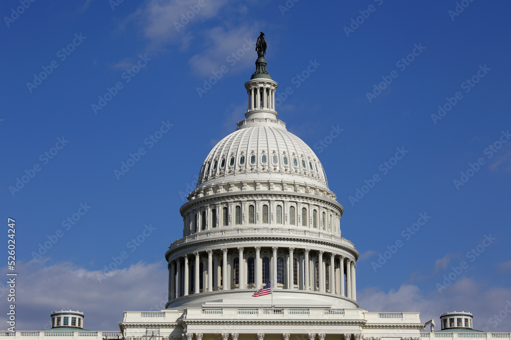 The dome of the United States Capitol, Washington D.C., USA