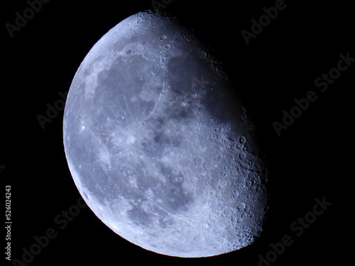Fotografie moon in waning gibbous phase