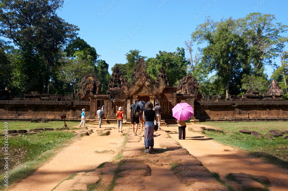 Banteay Srei temple, Angkor, Siem Reap, Cambodia Banteay Srei temple, Angkor, Siem Reap, Cambodia