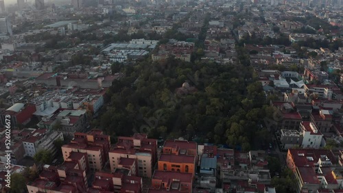 Aerial view of buildings in Tlatelolco, Mexico City photo