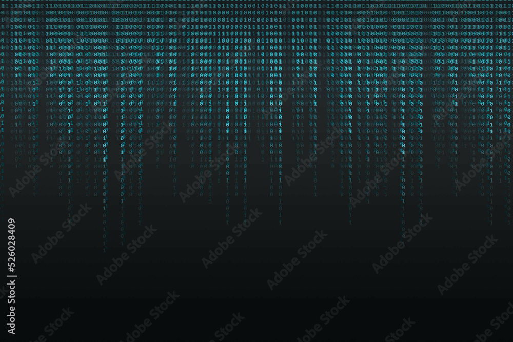 Binary code abstract technology. Wallpaper of binay data falling from top. Lost data. Movement. Safe digital data concept. Binary code abstract technology. Wallpaper of binay data falling from top. Lost data. Movement. Safe digital data concept.