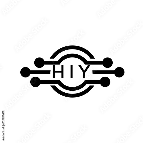 HIY letter logo. HIY best white background vector image. HIY Monogram logo design for entrepreneur and business.	
 photo