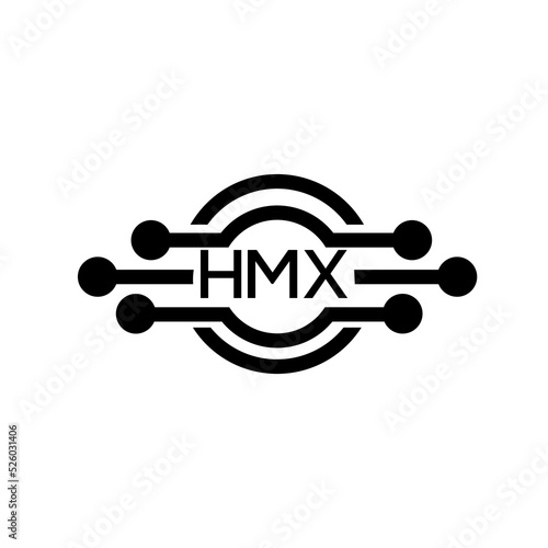 HMX letter logo. HMX best white background vector image. HMX Monogram logo design for entrepreneur and business.	
 photo