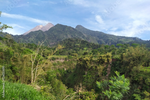 The slopes of Mount Merapi 