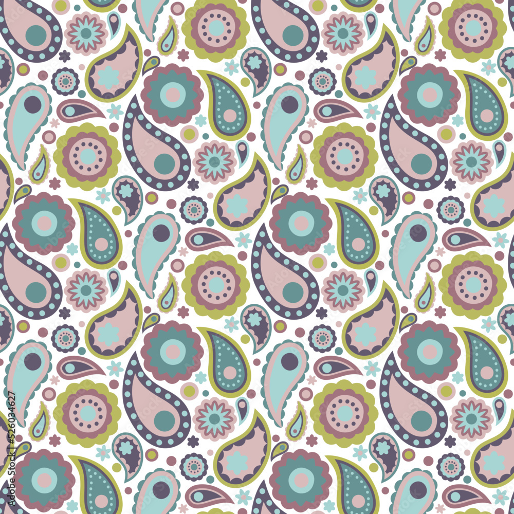 seamless paisley pattern seamless paisley pattern