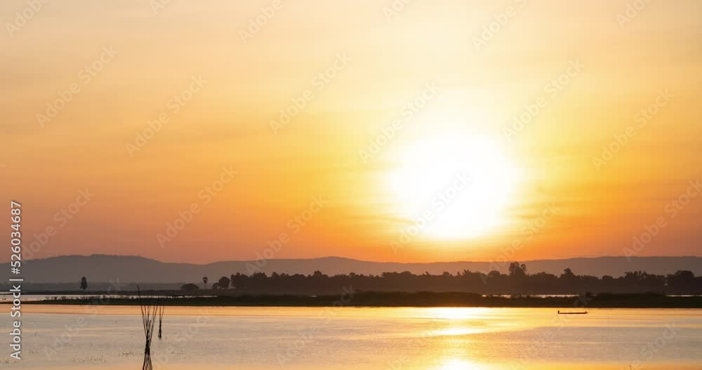 Time lapse video 4K. Nature video High quality foottage. Scene of Colorful romantic sky sunrise with Moving clouds background. time lapse day to night in nature and travel concept. Time lapse video 4K. Nature video High quality foottage. Scene of Colorful romantic sky sunrise with Moving clouds background. time lapse day to night in nature and travel concept.