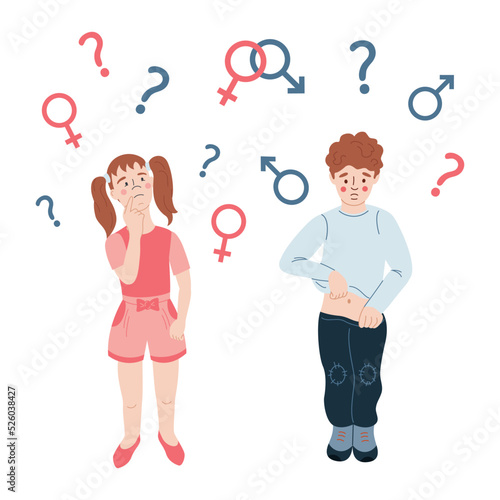 Sex Education Flat Illustration