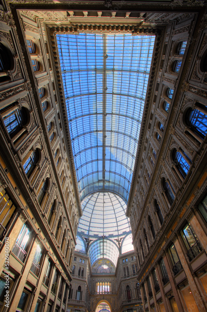 Galleria Umberto I in Naples, Italy