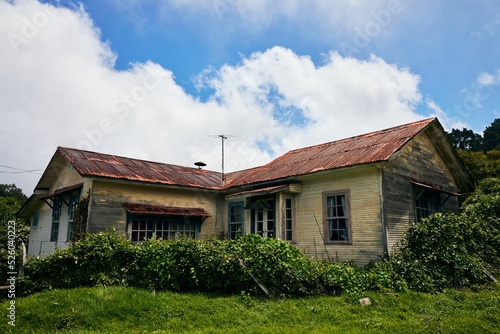 Beautiful vie of an abandoned house in Costa Rica, Cartago photo