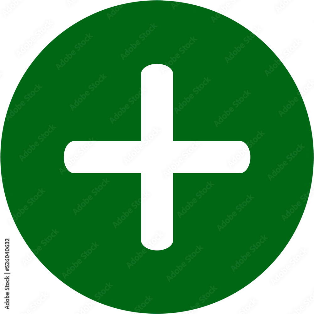 icon figure subtraction math plus symbol on green for illustration icon figure subtraction math plus symbol on green for illustration