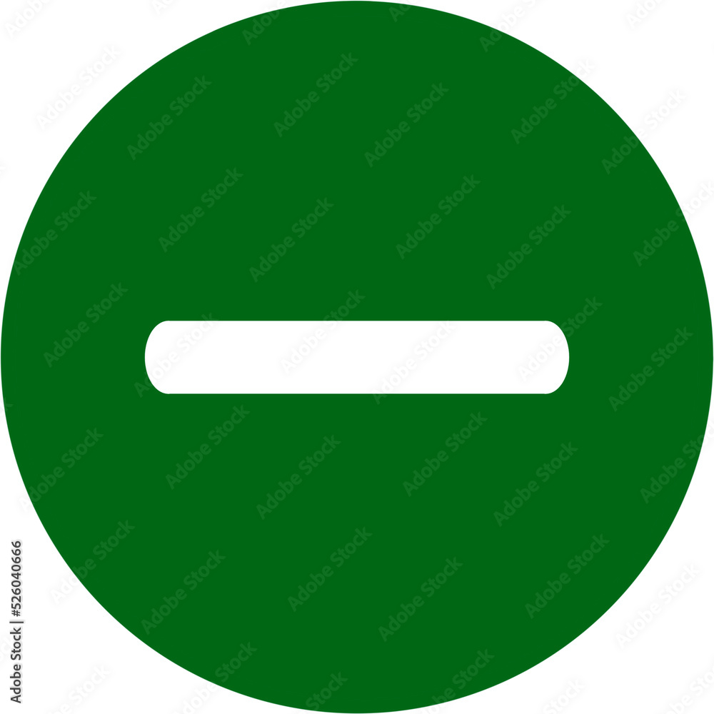 icon figure subtraction math symbol subtraction on green for illustration icon figure subtraction math symbol subtraction on green for illustration