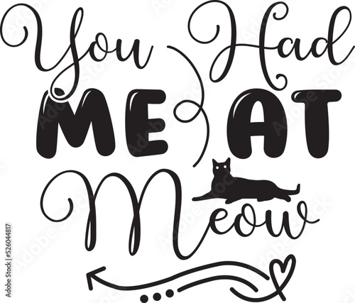 Cat svg design cut files