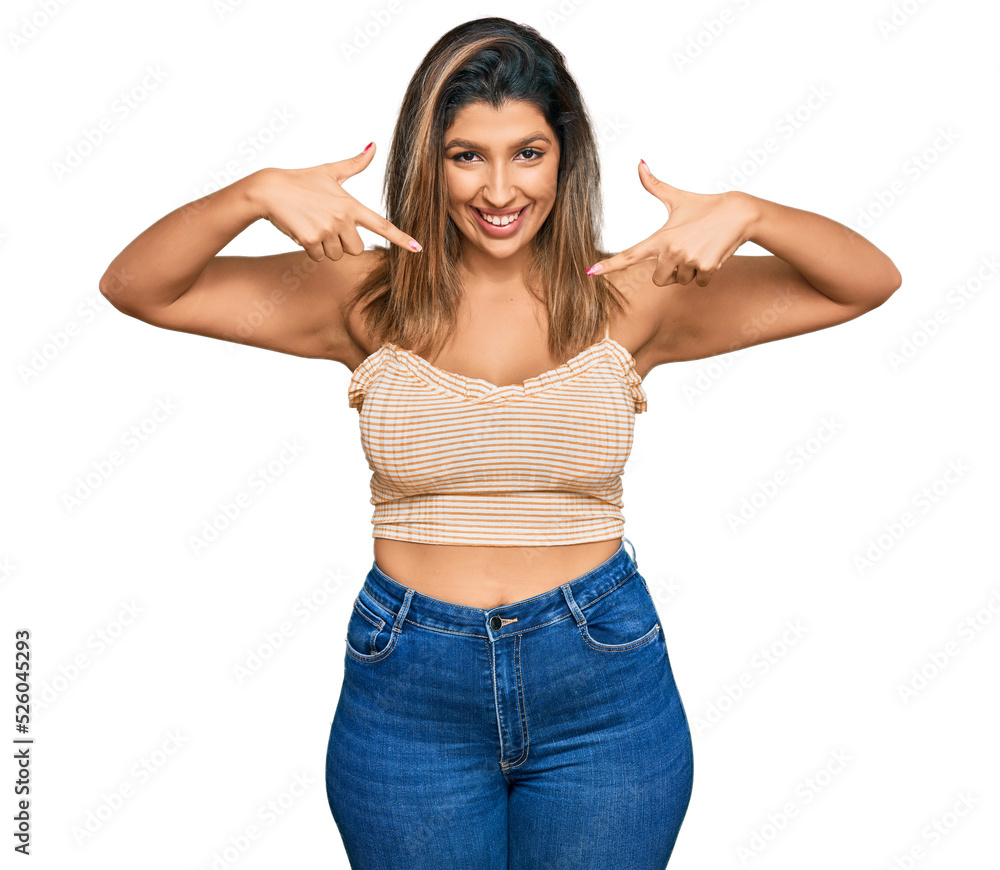 Beautiful brunette woman wearing casual clothes looking confident with smile on face, pointing oneself with fingers proud and happy. Beautiful brunette woman wearing casual clothes looking confident with smile on face, pointing oneself with fingers proud and happy.