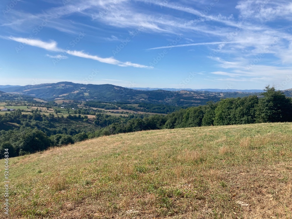 Fototapeta premium Aubrac aveyronnais (Saint-Chély d'Aubrac-Espalion)