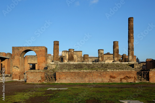 Wallpaper Mural Jupiter temple and forum of Pompeii ,Naples, Italy Torontodigital.ca