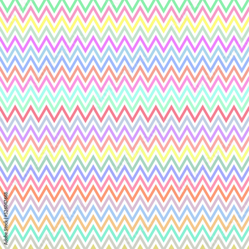 Multi-shade pastel zigzag pattern background