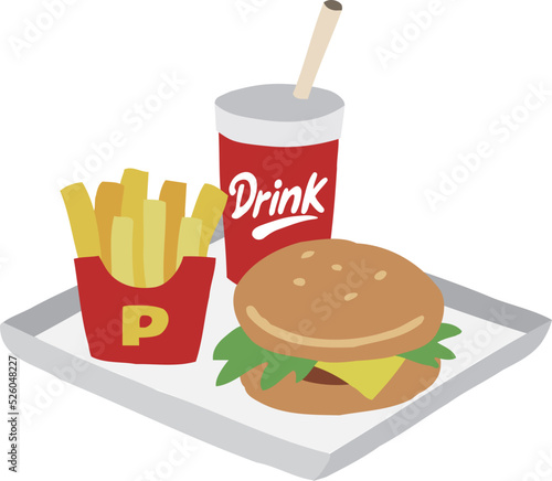 ハンバーガーセット