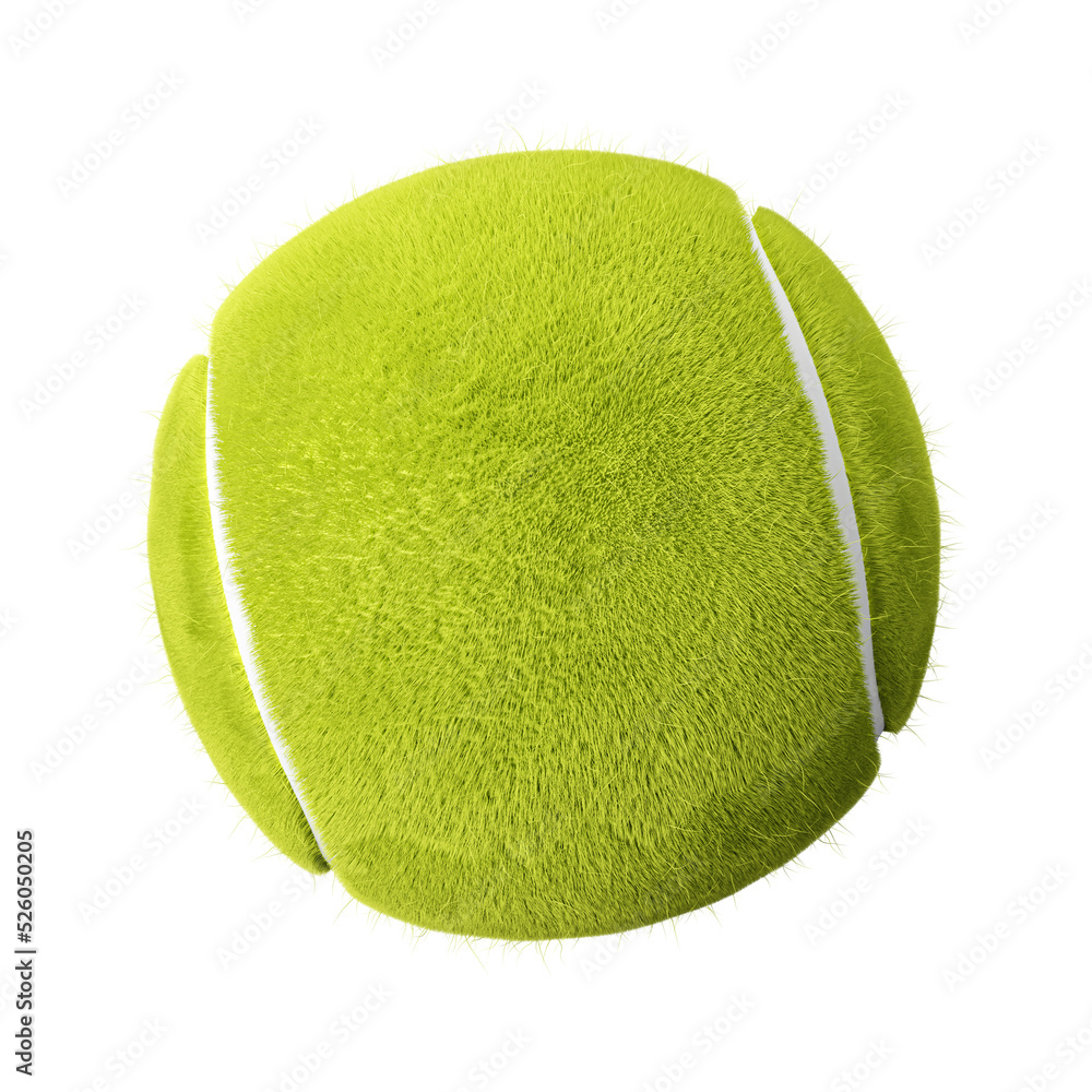 Tennis ball . PNG file . 3D rendering . Illustration Stock | Adobe Stock