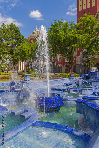 Blue Fountain Summer