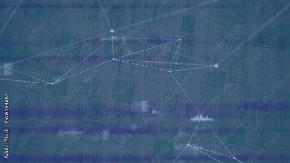 Animation of network of connections and data processing over binary coding binary coding Animation of network of connections and data processing over binary coding binary coding