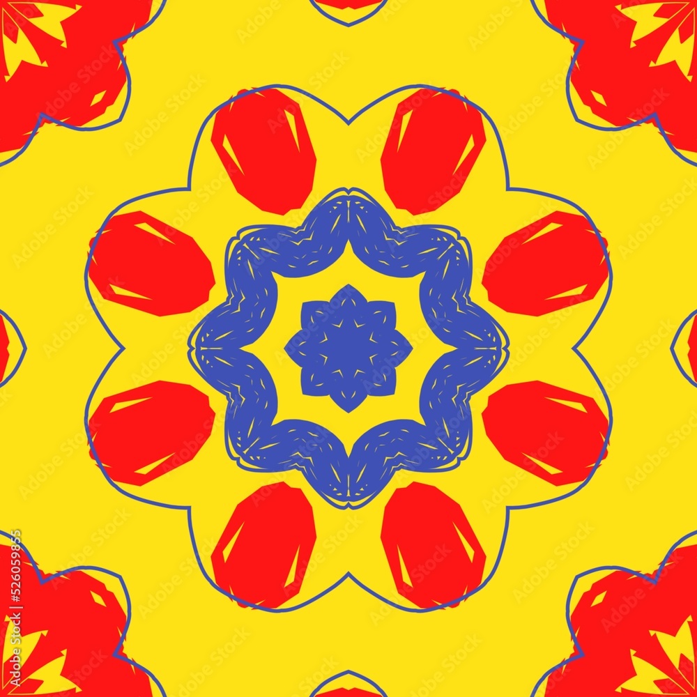 Regular illustration pattern design. Regular illustration pattern design.