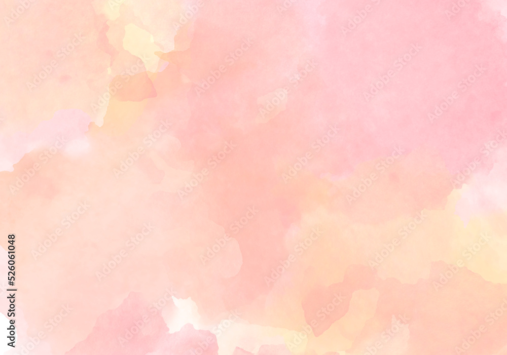 Pink colorful texture abstract watercolor background	
