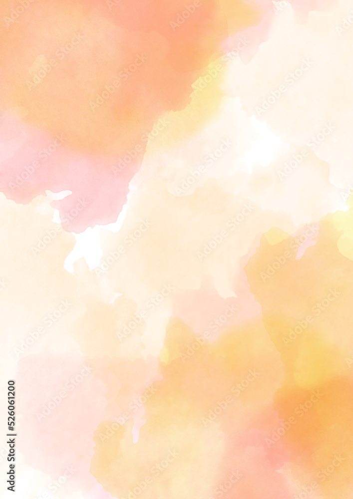 Obraz premium Brown beige colorful texture abstract watercolor background