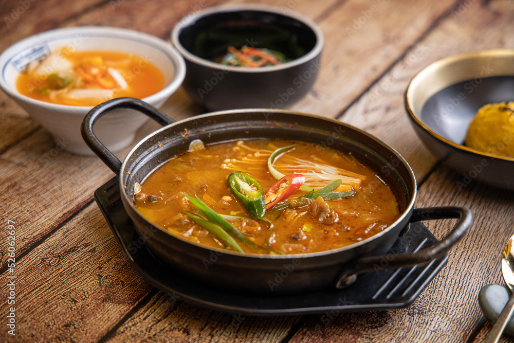 korean soybean paste stew Doenjang-jjigae