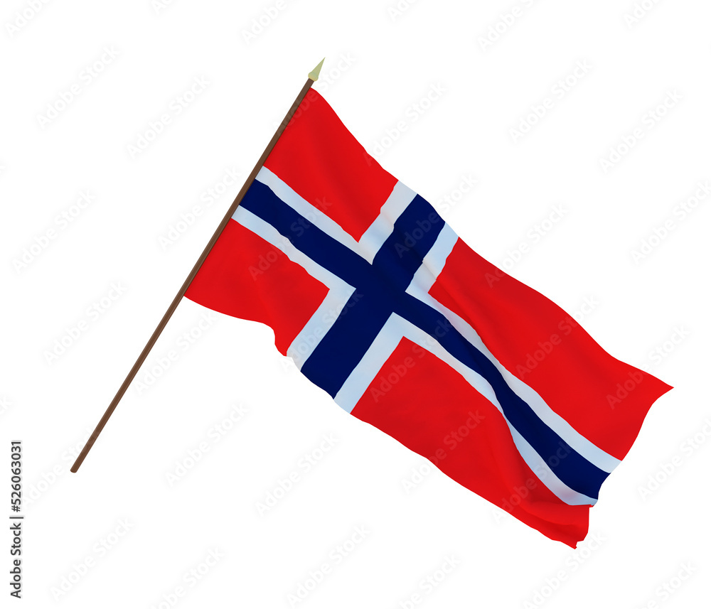 Background for designers, illustrators. National Independence Day. Flags of Norway