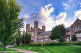 St. Louis, Missouri - 08.22.2021 - Brookings Hall on the Danforth Campus of Washington University in St. Louis.
