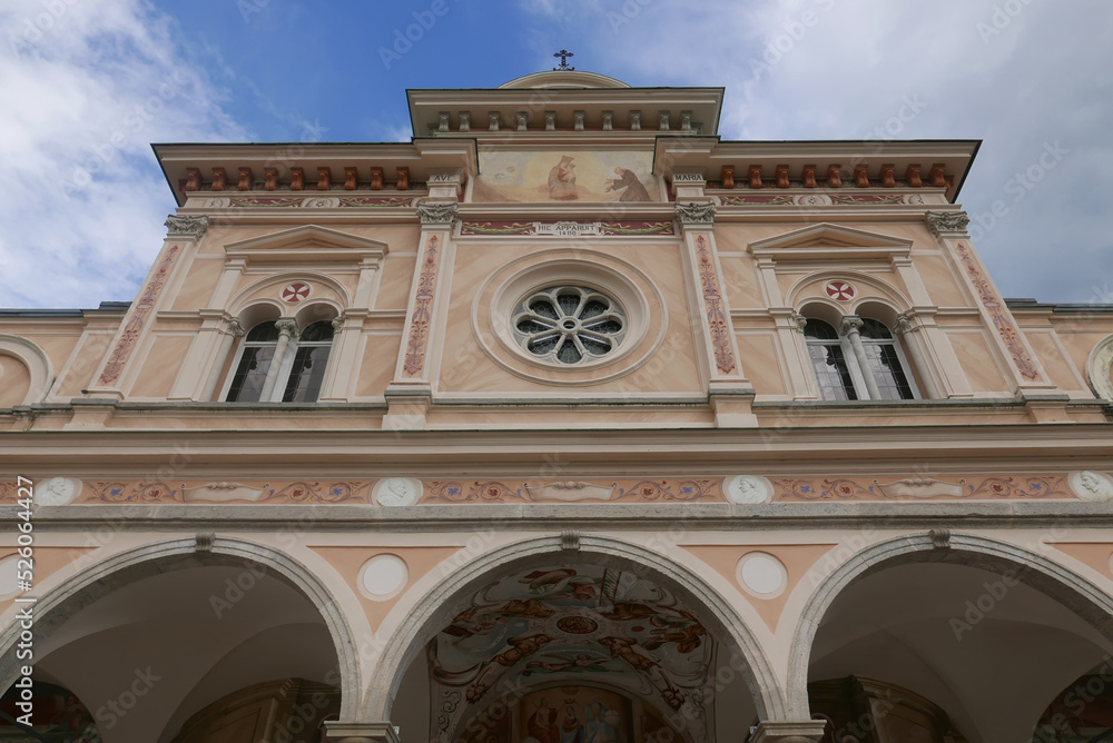 The Madonna del Sasso Swiss ancient church