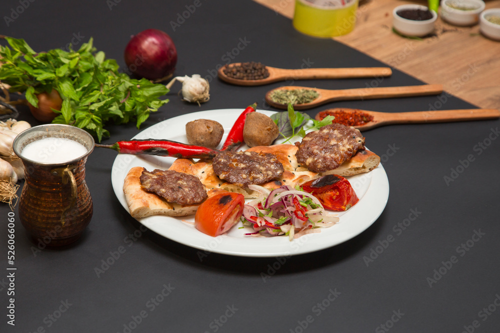 Bacon meatballs stuffed with cheese stock photo Bacon meatballs stuffed with cheese stock photo
