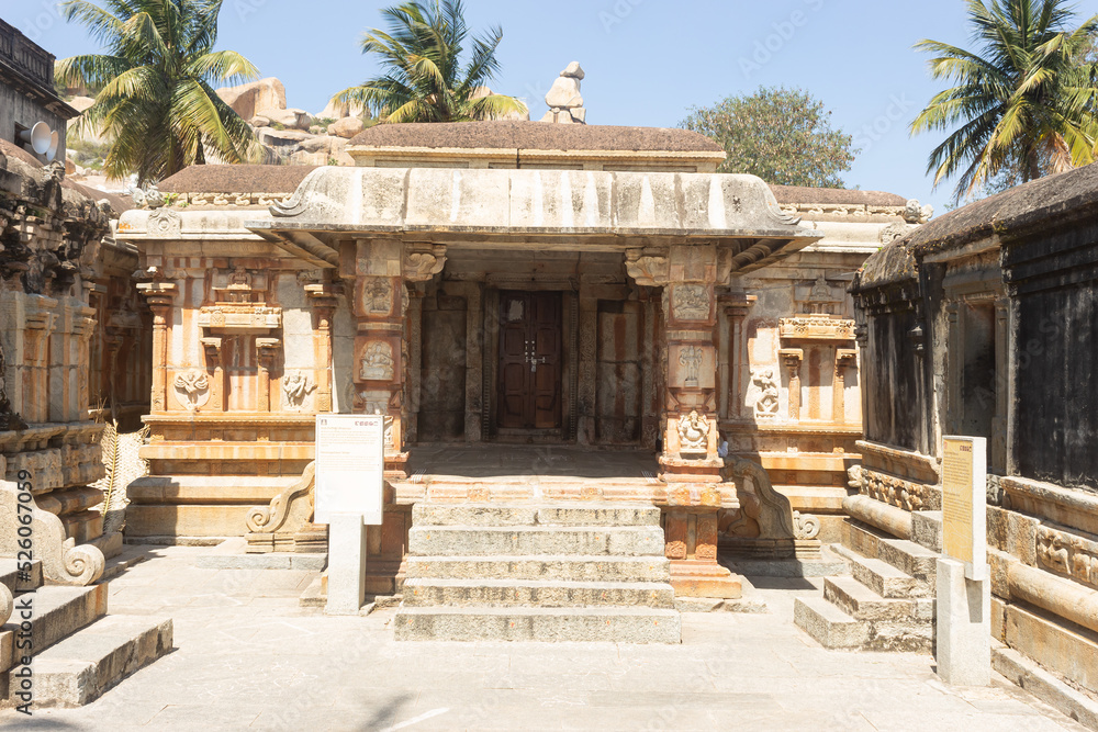 The View of Shri Ramlingeshwara Temple, Avani Temples, Kolar, Karnataka, India.