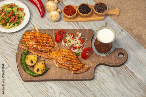 Grilled chicken fillet meat stock photo
Chicken Breast, Chicken Meat, White Background, Plate, Fillet