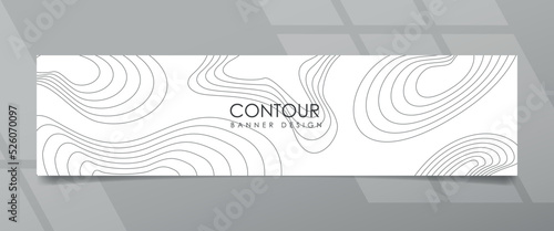 Outline Contour Banner Design