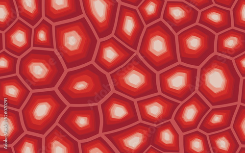 Abstract modern turtle shell seamless pattern. Animals trendy background. Beige decorative vector illustration for print, fabric, textile. Modern ornament of stylized skin