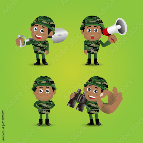 People Set - Profession - Army 