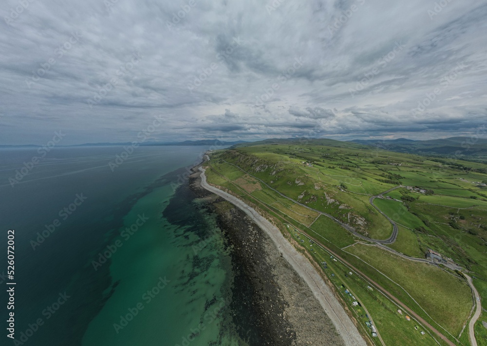North Wales coastline near Aberdyfi, Gwynedd, Wales, North Wales coastline near Aberdyfi, Gwynedd, Wales,