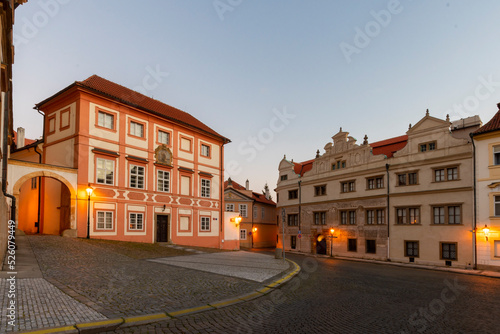 The Hradcany Square view in Prague City