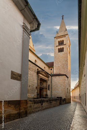Canvas Print The Prague Castle view in Prague City