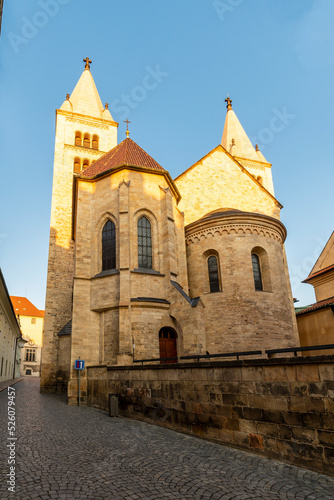 The Prague Castle view in Prague City